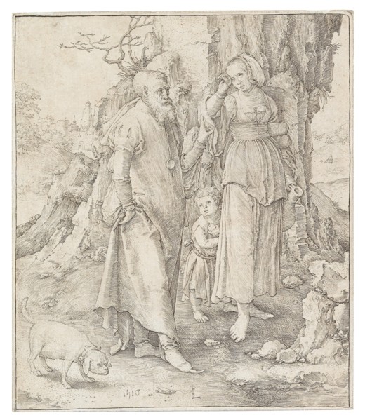 The Repudiation of Hagar, 1516. Private Collection.