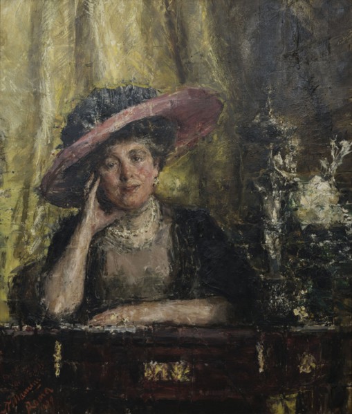 Lady Phillips, 1909. Found in the collection of Johannesburg Art Gallery.