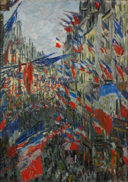 Rue Saint-Denis, fête du 30 juin 1878, 1878. Found in the collection of Musée des Beaux-arts, Rouen.