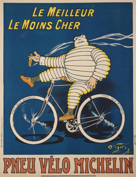 Pneu Vélo Michelin, 1912. Private Collection.
