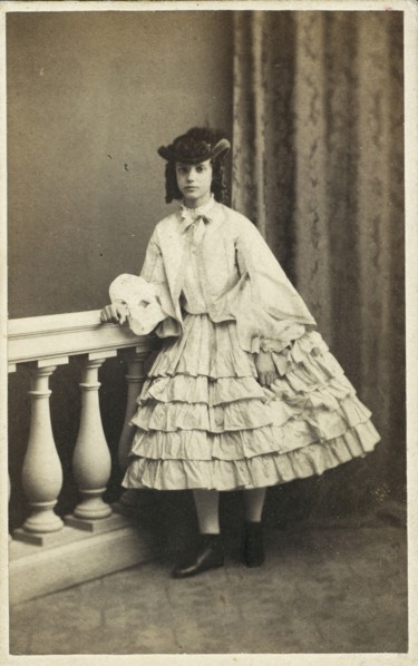 Portrait of the Princeess Dagmar of Denmark (1847-1928), 1860. Private Collection.