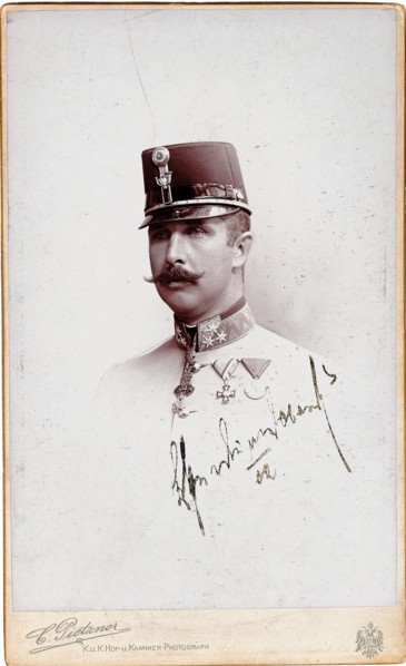 Archduke Franz Ferdinand of Austria, 1902. Private Collection.
