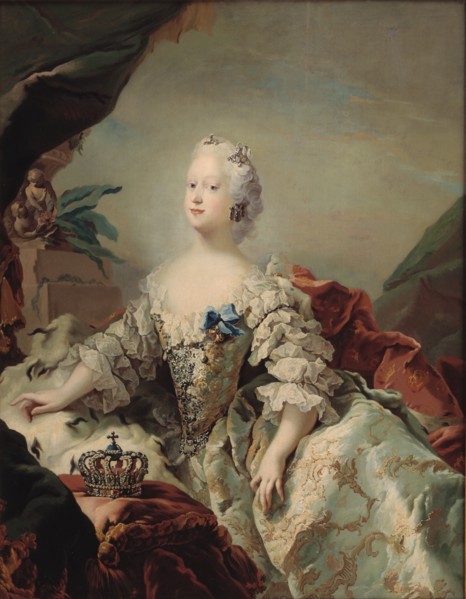 Louise of Great Britain (1724-1751), Queen of Denmark, 1747. Found in the collection of Statens Museum for Kunst, Copenhagen.
