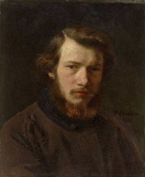 Self-Portrait at the age of 24, 1858. Private Collection.