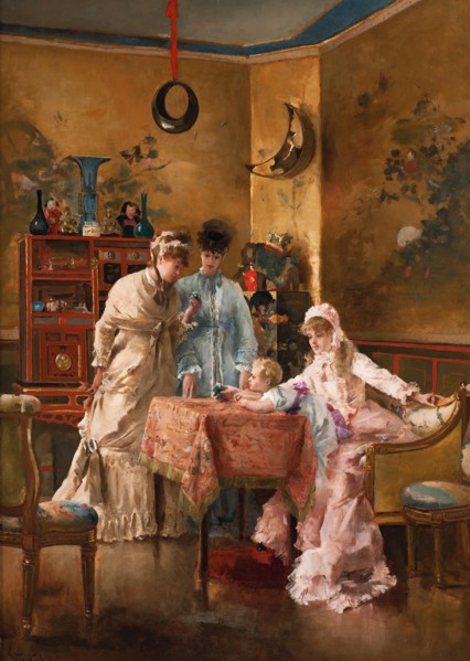 The Visitors, 1881. Private Collection.