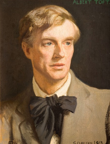 Portrait of Albert Toft (1862-1949), 1913. Albert Toft was a sculptor from Handsworth, Birmingham. One of his works was the Hall of Memory in Centenary Square, Birmingham city centre.