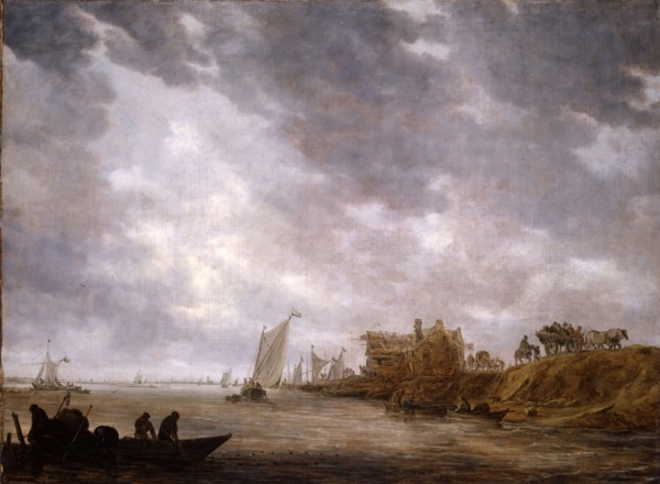 A River Scene, 1642.
