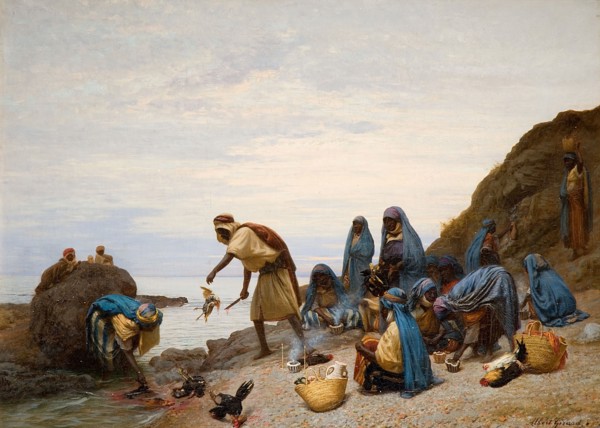 Ritual Slaying Of Cockerels, 1860-1920.