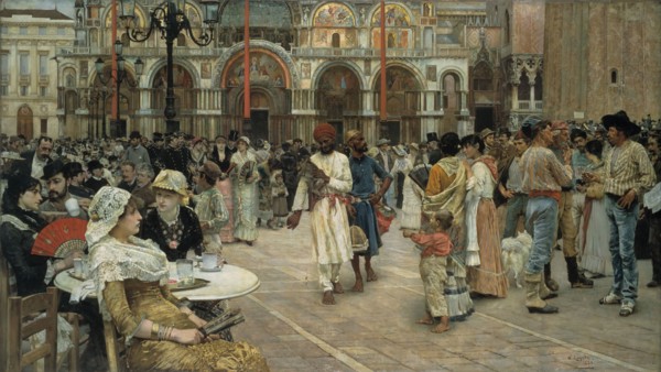 The Piazza of Saint Mark's, Venice, 1883.