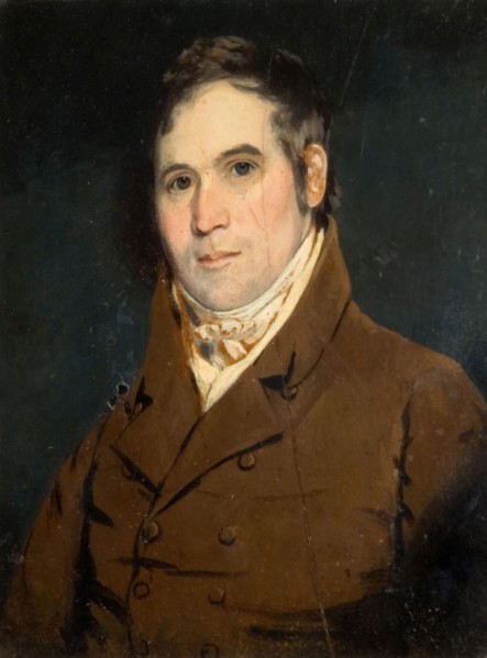Self Portrait by Samuel Raven, 1816.