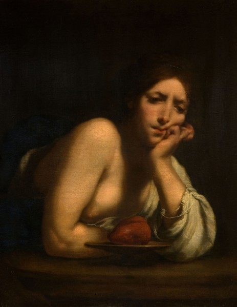 Sigismunda with the Heart of Guiscardo, 1645. Illustrates a scene from Boccaccio's Decameron.