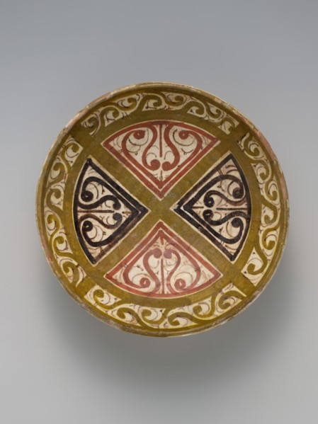 Bowl Decorated in the 'Beveled Style', present-day Uzbekistan, 10th century.