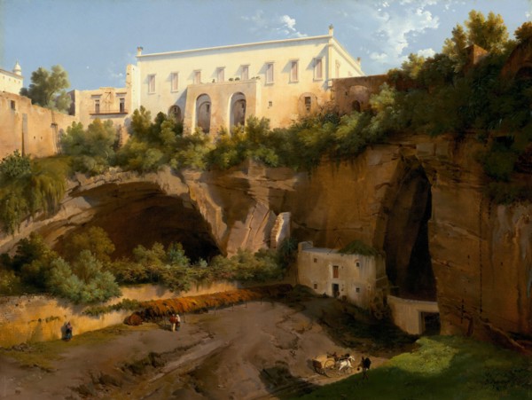 View of a Villa, Pizzofalcone, Naples, c. 1819.