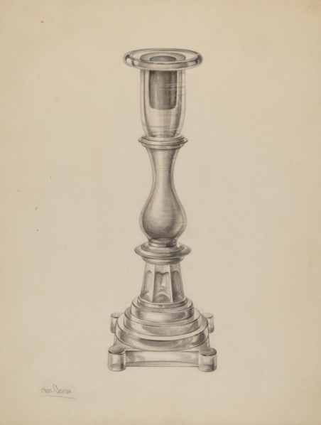 Candlestick, c. 1938.