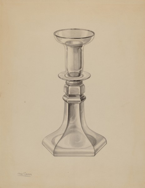 Candlestick, c. 1938.