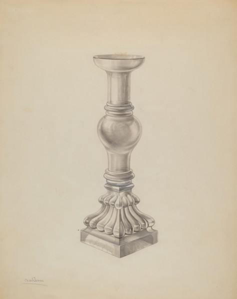 Candlestick, c. 1938.