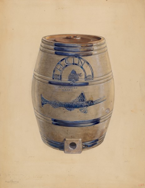 Holland Gin Keg, c. 1937.