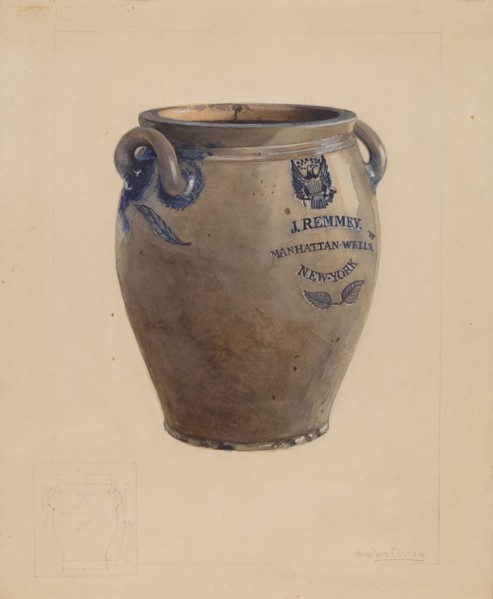 Crock, c. 1936.