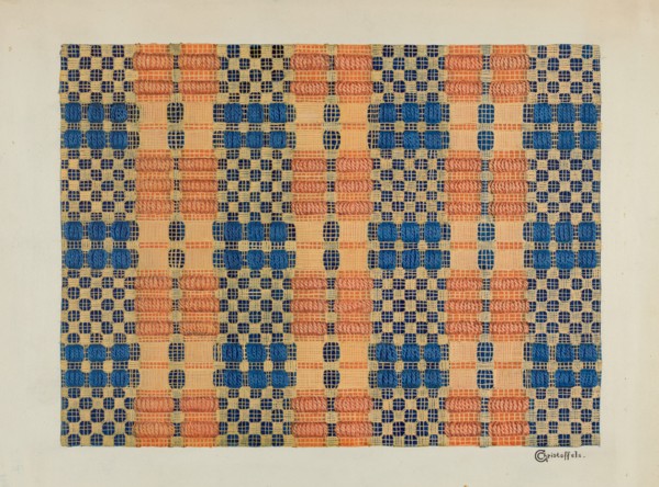 Coverlet, c. 1937.