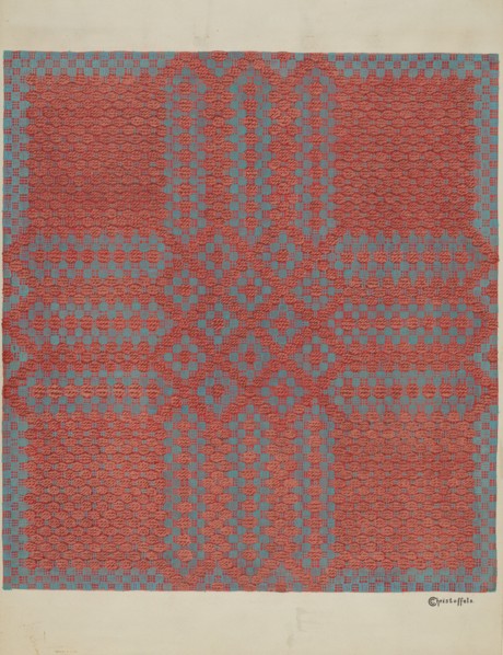 Coverlet, 1935/1942.