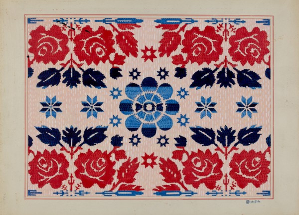 Coverlet, c. 1936.