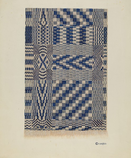 Coverlet, 1935/1942.