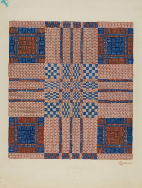 Coverlet, c. 1940.
