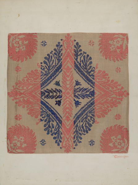 Coverlet, c. 1940.