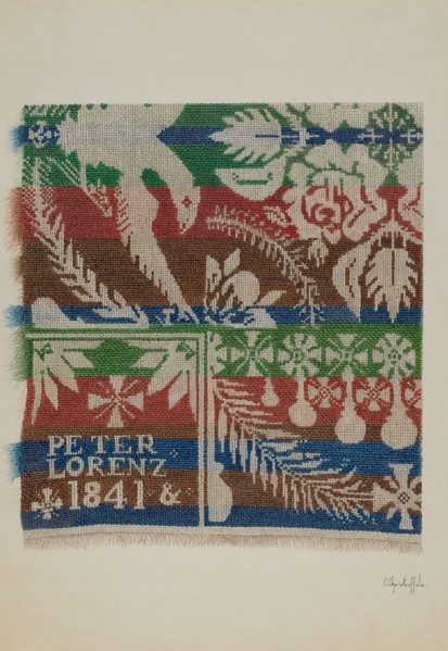 Coverlet, c. 1940.