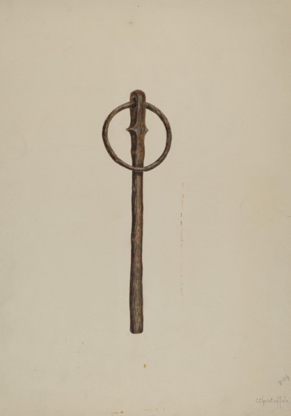 Hitching Post, c. 1937.