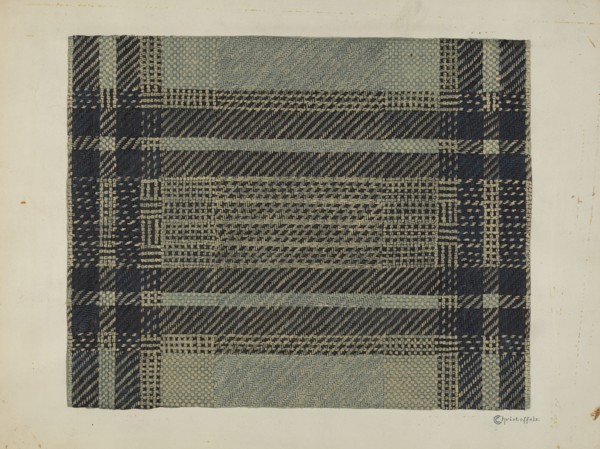 Coverlet, c. 1940.