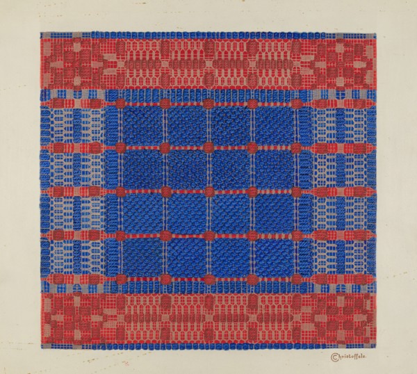 Coverlet (Section), c. 1937.