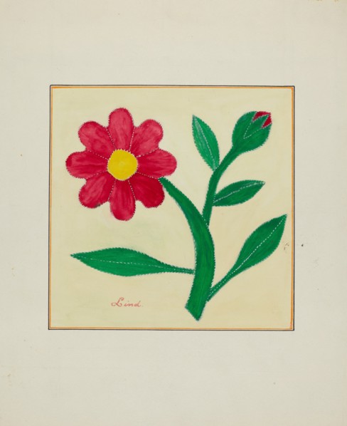 Pieced Autograph Quilt (1 Piece), c. 1936.