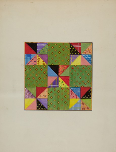 Quilt Section, c. 1940.