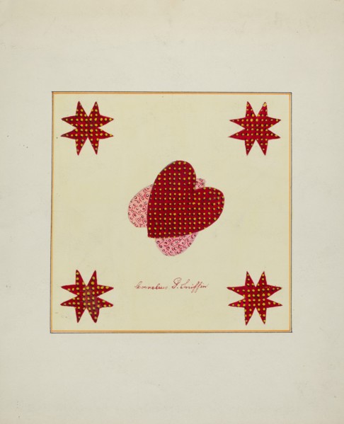 Pieced Autograph Quilt (1 Piece), c. 1936.