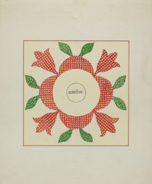 Pieced Autograph Quilt (1 Piece), c. 1936.