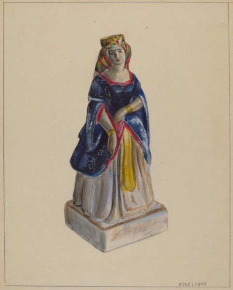 Statuette (Queen Victoria), c. 1936.