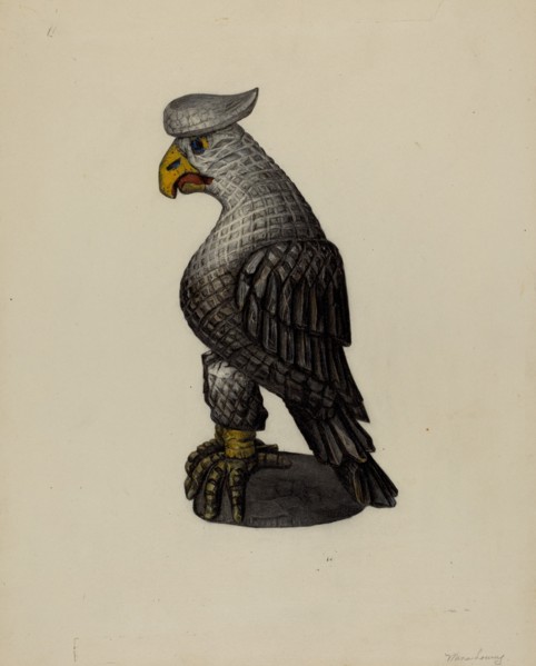 Pa. German Eagle, c. 1940. Creator: Mina Lowry.