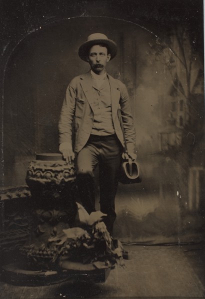 Dr. J. A. Marshall, Physician & Surgeon, Williamsburg, Indiana, c. 1865.