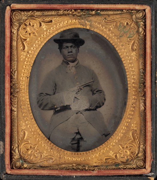 Portrait of a USCT Private, 1863-1865.