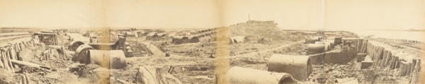 Interior of the North Fort Taku After Its Capture on August 21, 1860, 1860.
