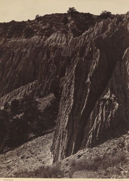 Rain Sculpture, Salt Creek Canon, Utah, 1872.