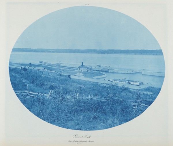 Guard Rock, Des Moines Rapids Canal L.W., 1885.