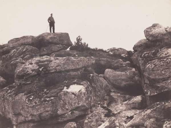 Gorges de Franchard - Forêt de Fontainebleau (Franchard Gorges ? Fontainebleau Forest), October 20, 1863.