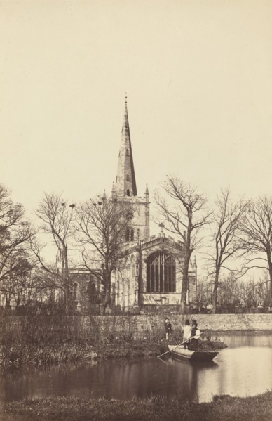 Church from a River Bank, 1850s.