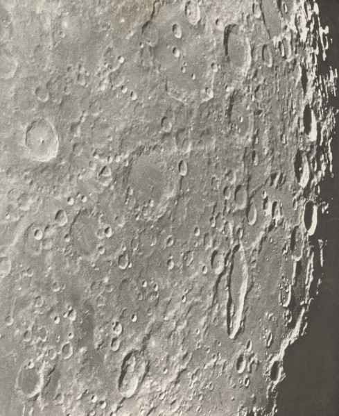 Photographie Lunaire Blancanus - Tycho - Schiller, 1899.