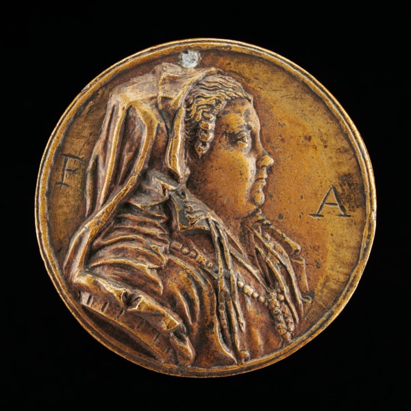 Elisabetta Scotti, Wife of Giovanni Alvise Gonfalanieri [obverse], 1552 or after.