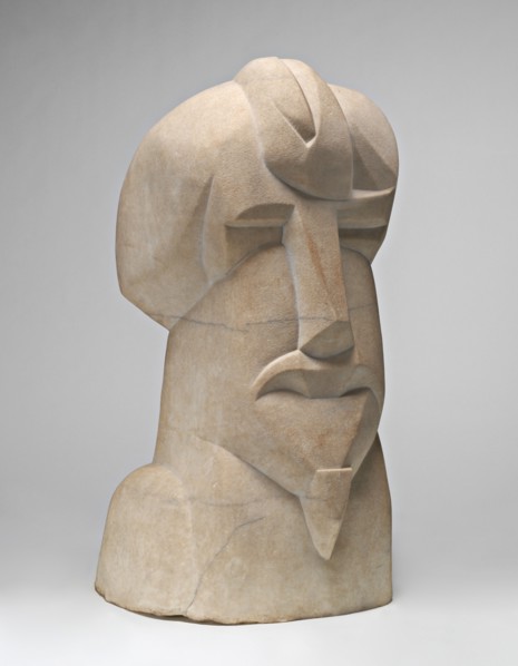 Hieratic Head of Ezra Pound, 1914.