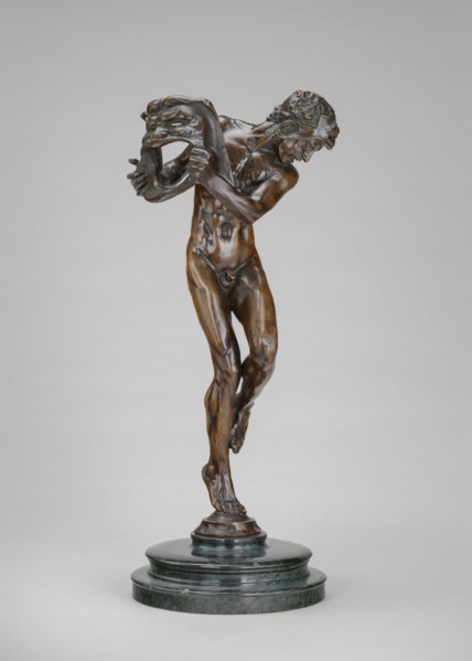 Comedy and Tragedy: 'Sic Vita', model 1891-1892, cast probably 1902/1905.