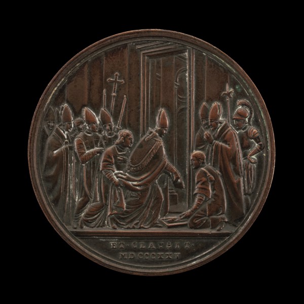Leo XII and Cardinals Concluding the Jubilee Year [reverse], 1825.